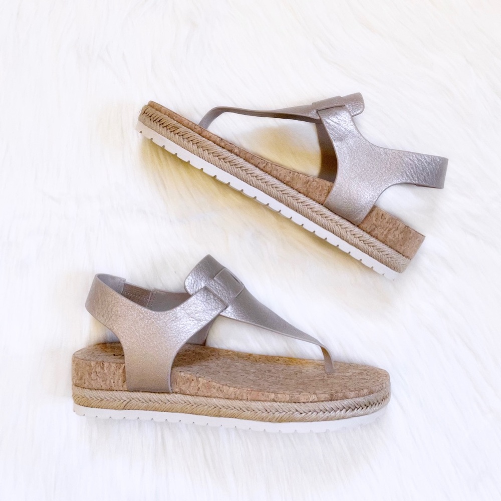 Vince Flint 2 Espadrille Sandals In Moonstone - Picture 5 of 10